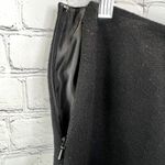 CHAPS  Black Wool Blend A-Line Skirt 12 Side Zip Lined Classic Modest Religious Photo 5