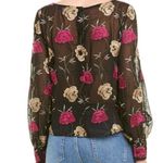 Cupcakes and Cashmere NWT Coby Embroidered Blouse Photo 2
