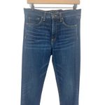 Veronica Beard Debbie Snap Detail Skinny High Rise Ankle Jeans Photo 5
