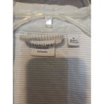 Sonoma Intimates Polkadot Bathrobe, Blue & White Striped, Women's Small Robe Photo 2