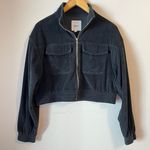 Aerie Groove On Full Zip Up Cropped Sweatshirt Jacket Photo 0