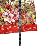 Old Navy Vintage Y2K Silk Floral Paisley Print A-line Skirt 8 Photo 4