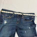 American Eagle  Outfitters Blue Jean Shorts Distressed Cuffed Photo 2