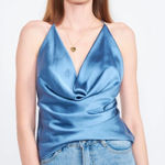 Emory park NWT Women's Lila Cowl Neck Top LG Photo 0