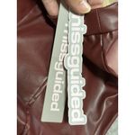 Missguided Bell Bottom Faux Leather Pants With Wide Flare in Brown Size L Photo 7