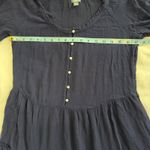 Aerie  Blue Long Sleeve Peasant Mini Dress Size X Small Photo 8