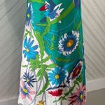 Julie Brown Silk Spring Floral Sleeveless Knee Length Dress size 4 Photo 7