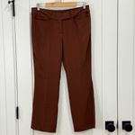 Amanda Uprichard  Paris Pants Medium Brown Cropped Low Rise Clean Girl Fall Chic Photo 2