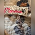 Maronie Brown Vneck Tee and Leopard Print Biker Shorts Set Medium Photo 6