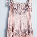 Anthropologie Olivialious Neutral Bohemian Tiered Midi Dress Photo 3