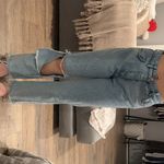 ZARA straight leg high rise jeans Photo 3