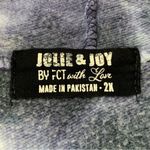 Jolie & Joy Women’s Size 2X Tie Dye Hoodie Crop Sweatshirt Blue Photo 8