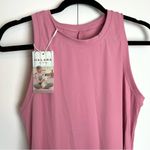 Halara  Sleeveless MIDI Cool Touch Dress in Pink Rose with Slits NWT Photo 2