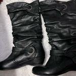 Bare traps black slouchy knee high boots size 7.5 Photo 1