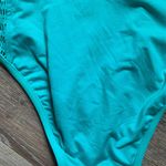 Laundry by Shelli Segal Teal Laser cut One-Piece Swimsuit M Photo 7