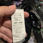 Carla Conti size large new black embroidered floral bird maxi formal dress Photo 9