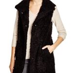 Theory Visterna B. Faux-Fur Vest Black, Size S Retail $395 (Excellent Condition) Photo 2