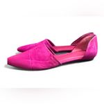Jenni Kayne  D’Orsay Flat hot pink suede California cool Barbiecore US 9 EU 39 Photo 1