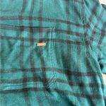 Victoria's Secret PINK  Green Plaid Shirt Photo 1