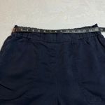 J. Jill High Rise Pull On Shorts Size M Lyocell Nautical Coastal Preppy Casual Blue Size M Photo 5