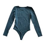 Babaton Contour Crew Longsleeve Bodysuit Deep Teal Size S Contemporary Modern Photo 8