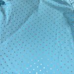 IZOD  LIGHT BLUE SILVER POLKA DOT COOL FX GOLF POLO Photo 4