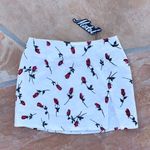 Motel Pelmet Mini Skirt in Rose Stem Print Photo 0