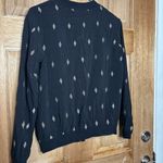 Mossimo Supply Co Mossimo Women’s boho Jacket Black Gold Embroidered Aztec Bomber Zip Up size XS Photo 4