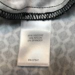 J.Jill Women’s Diamond Pattern Black White Pull On Ponte Pencil Skirt Photo 4