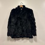 Somerset furs Women's Black rabbit Fur coat warm winter dress Jacket Size medium Photo 4