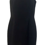 Neiman Marcus  4 Black Sleeveless  A-Line Sheath Dress Office Career Knee Length Photo 0