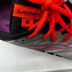 Brooks Launch Gray, purple, and Red Athletic Running Shoes women’s size 9.5 Photo 9