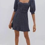 Hutch Anthropologie  Jenessa Floral Polka Dot Mini Dress size 14 Photo 5