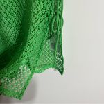 Divided Women’s H&M Crochet Look Tie Detail Tank Top Bright Green Size Small Photo 4