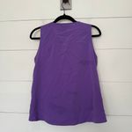 White House | Black Market Women’s XS Purple Faux Wrap Tank Blouse Career Photo 3