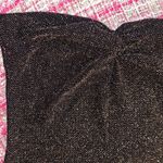 Divided  Size L Gold Glitter Sweetheart Tube Top Photo 2