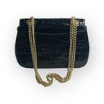 Coach  ❀ Cassidy Crocodile Turnlock Embossed Crossbody Bag Handbag ❀ Black Gold Photo 6