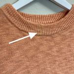 Faherty Muir Dip Dye Sweater Organic Cotton Ombre Size S Orange White Beige Photo 3