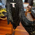 She & Sky black sequin body suit sz L Photo 6