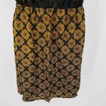 Maple Dress Womens Small Gold Black Sleeveless Knee Length Lace Silk Pockets Photo 7