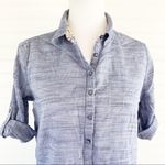 Canyon River Blues Tunic top Size Medium blue chambray Photo 3