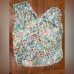 LC Lauren Conrad  Floral Blouse with Pastel Hues Photo 6