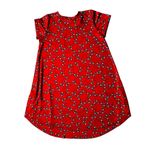 LuLaRoe NWOT Irma Stars Popsicles Top Sz 10 Red Hi Low Patriotic Vetera… Photo 9