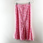 J.Crew Dandelion Satin Flare Tulip Midi Slip Skirt pink XS Photo 3