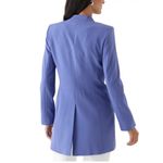 Calvin Klein NWT Lux Open-Front Blazer Womens 10 Purple Career Business Office Photo 1