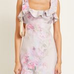 Zimmermann NWT Crush Frill Mini Dress in Pink Floral Photo 0