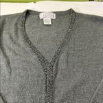 Jennifer Moore  Charcoal Knit Top Photo 3