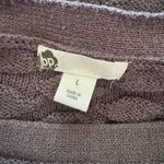 BP  Muted Dark Purple Knitted Long Sleeve Sweater Dress Photo 2