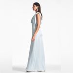 Sachin + Babi  One shoulder Chelsea Gown Ice‎ Blue Size 20W Photo 2