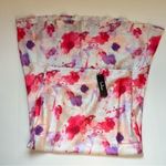 Lulus Satin Pink/Purple Splatter Skirt Size Large NWT Photo 2